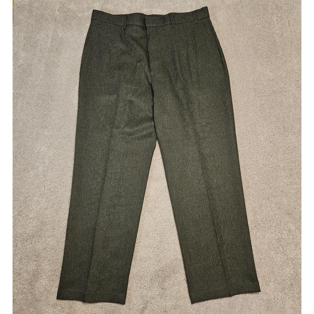 Vintage Levi's Action Slacks Men's Dress Pants W38 L30 Gray‎ Heather Pleated